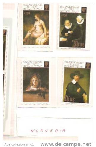 32955) NIUE- SERIE COMPLETA -MNH** - 150°ann.del Penny Black--LONDON 90- N°555-558 - Niue