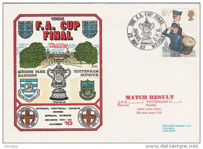 Great Britain-1982  F.A. Cup Final Souvenir Cover - Other & Unclassified