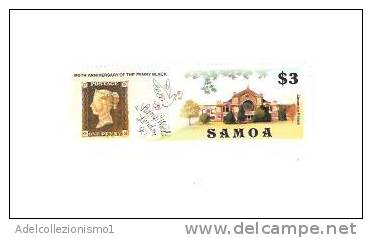 32969B) SAMOA- SERIE COMPLETA -MNH** - 150°ann.del Penny Black--LONDON 90- - Samoa