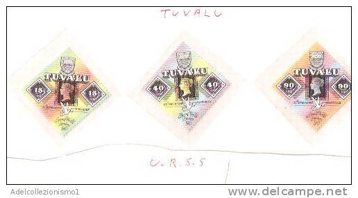 32969A) TUVALU- SERIE COMPLETA -MNH** - 150°ann.del Penny Black--LONDON 90- - Tuvalu