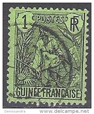 Guinée 1904 Michel 18 O Cote (2001) 1.20 Euro Berger De Tribu Fula Cachet Rond - Oblitérés