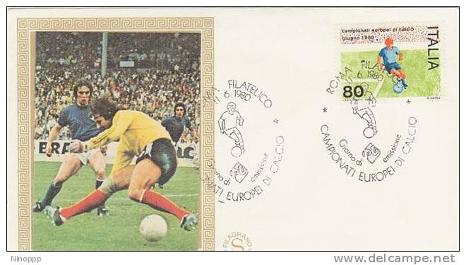 Italy-1980 European Soccer Championship FDC - Other & Unclassified