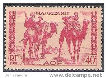 Mauritanie 1939 Michel 110 Neuf ** Cote (2001) 0.60 Euro Guerriers - Neufs