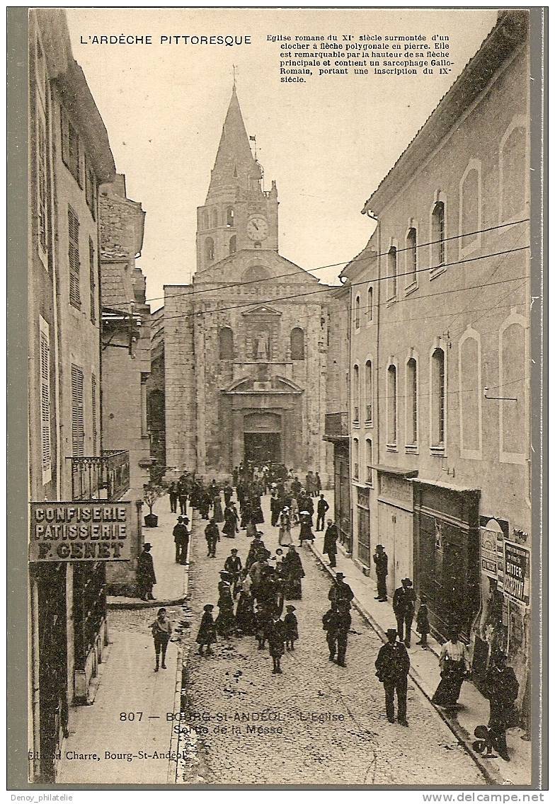 7/  BOURG-ST-ANDEOL-SORTIE DE LA MESSE - Bourg-Saint-Andéol