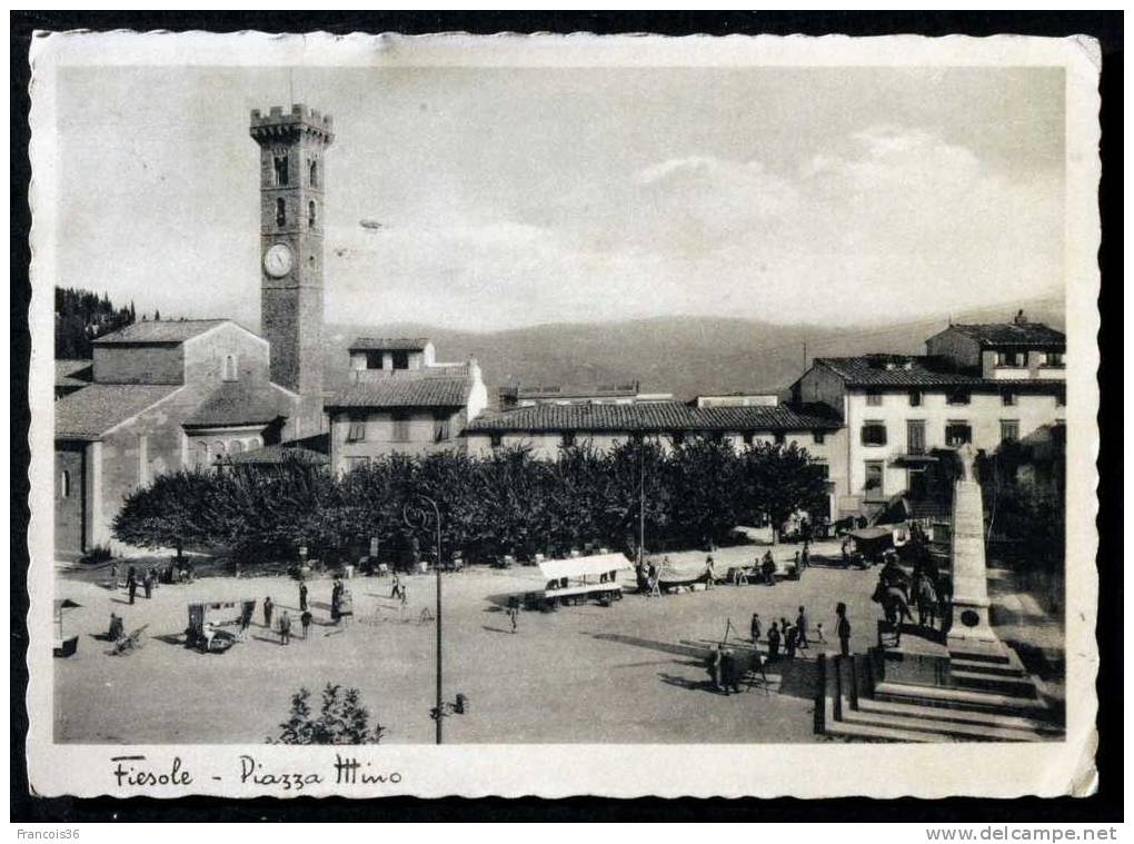 Fiesole - Piazza Mino - 1935 - Altri & Non Classificati