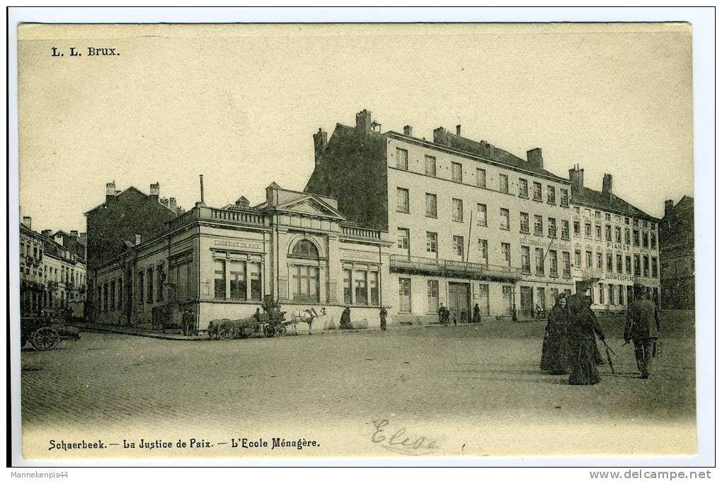 Schaerbeek - Schaarbeek - La Justice De Paix - L'Ecole Ménagère - Schaerbeek - Schaarbeek