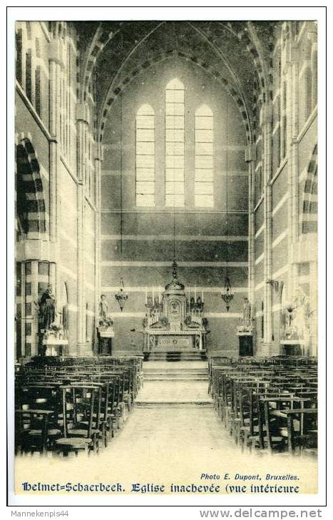 Schaerbeek - Schaarbeek - Helmet-Schaerbeek - Eglise Inachevée (vue Intérieure) - Schaerbeek - Schaarbeek