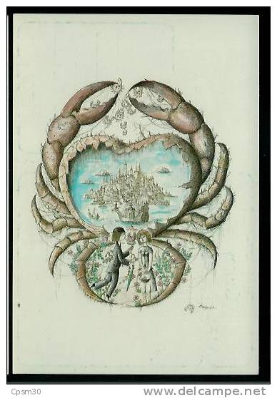 Carte Postales "Les Signes Du Zodiaque D´après R. PEYNET" Bélier, Cancer, Balance, Sagitaire, Capricorne Verseau Ou 6 CP - Peynet