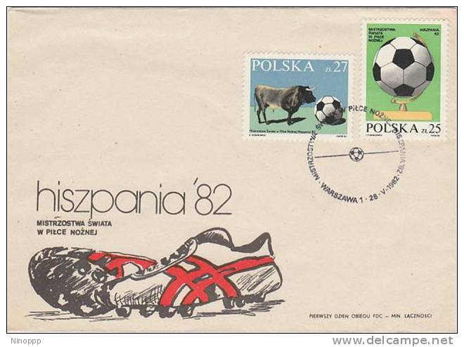 Poland-1982 World Football Cup FDC - Other & Unclassified