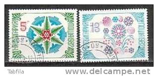 BULGARIA / BULGARIE - 1986 - Nouvel An 1987 - 2v Obl. - Anno Nuovo