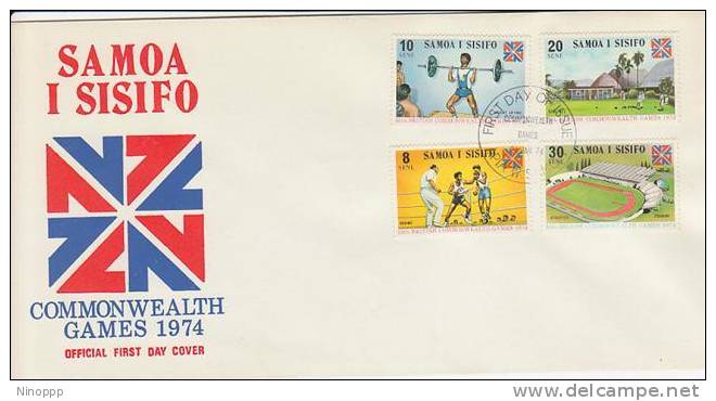 Samoa-1974 Commonwealth Games FDC - Other & Unclassified