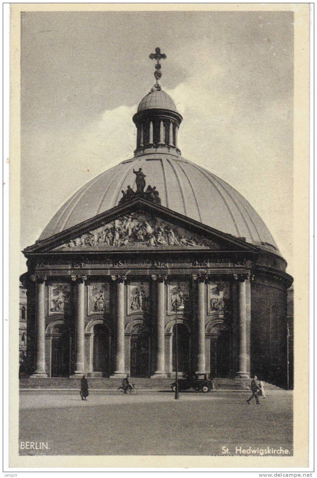 Duitsland/Deutschland, Berlin, St. Hedwigskirche, Ca. 1930 - Brandenburger Door