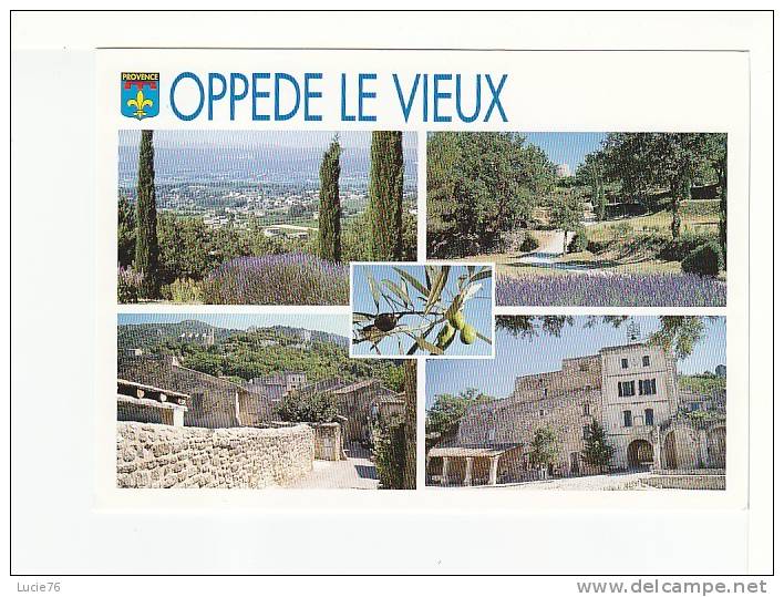 OPPEDE LE VIEUX  -  Village Médiéval, Son Eglise Et Son Château Du XVè -   5 Vues -  N°  OP 1 - Oppede Le Vieux