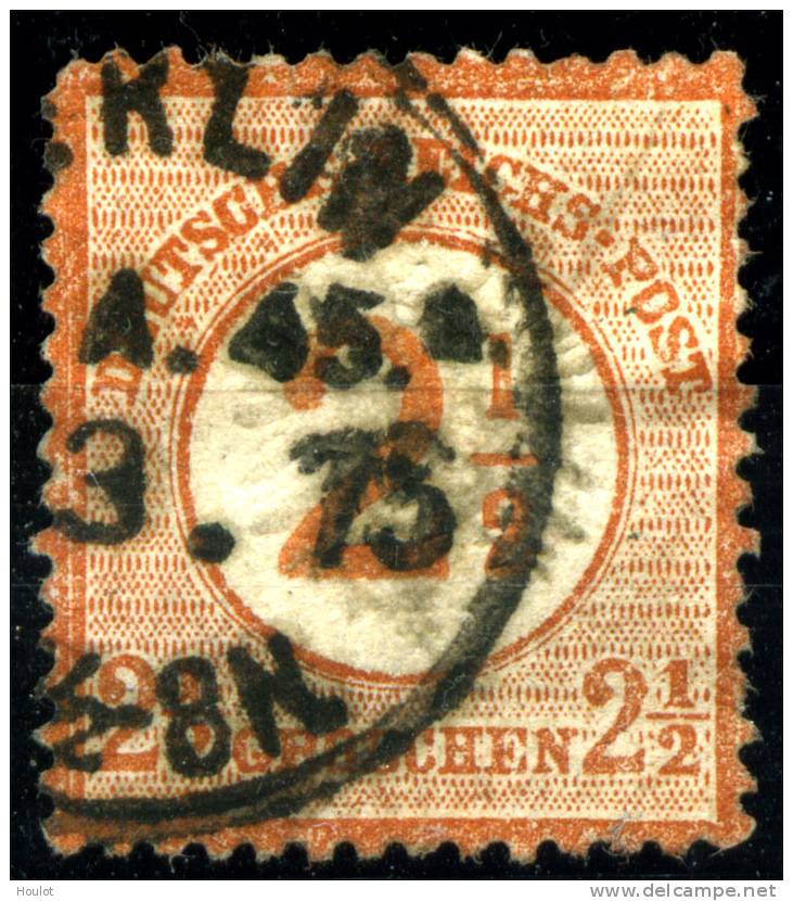 Deutsches Reich Mi.N°29 Gestempelt 1874,  Mit Einkreisstempel Berlin ... 3. 75   7  1/2, Die Marke Ist Einwandfrei Gut G - Gebraucht
