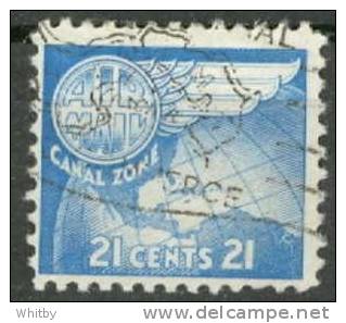 1951 21 Cent Canal Zone Air Mail Issue #C24 - Zona Del Canale / Canal Zone