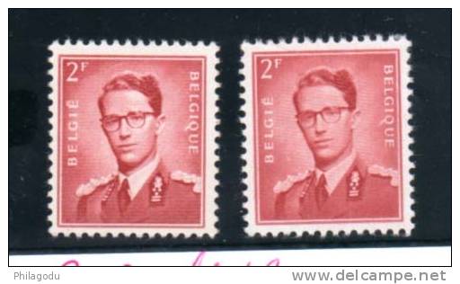 Belgique 1953, Le Roi Baudouin, N° 925 Neuf Sans Charnière,(2 Nuances De Couleur) - Unused Stamps