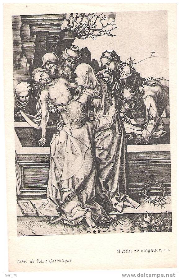 Image Pieuse, Gravure De Martin SCHONGAUER - Santini