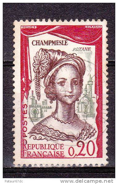 FRANCE / 1961 / Y&T N° 1301 : La Champmeslé - Choisi - Cachet Rond - Oblitérés