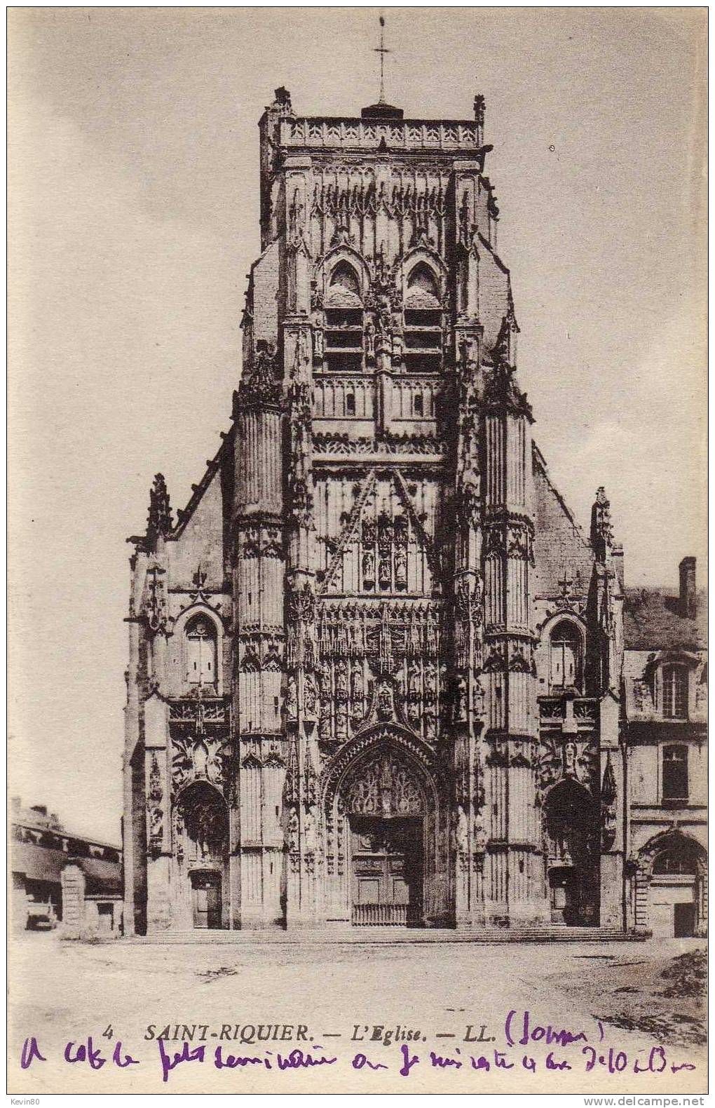 80 SAINT RIQUIER L´Eglise - Saint Riquier