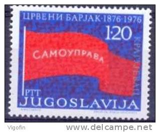 YU 1976-1632 RED FLAG, YUGOSLAVIA, 1v, MNH - Unused Stamps