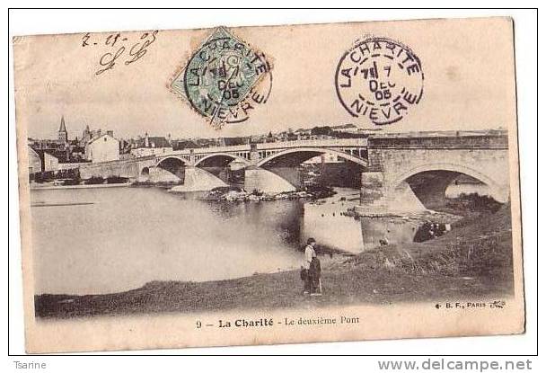 58 - LA CHARITE SUR LOIRE  : Le Deuxième Pont Et Ses Lavandières - La Charité Sur Loire