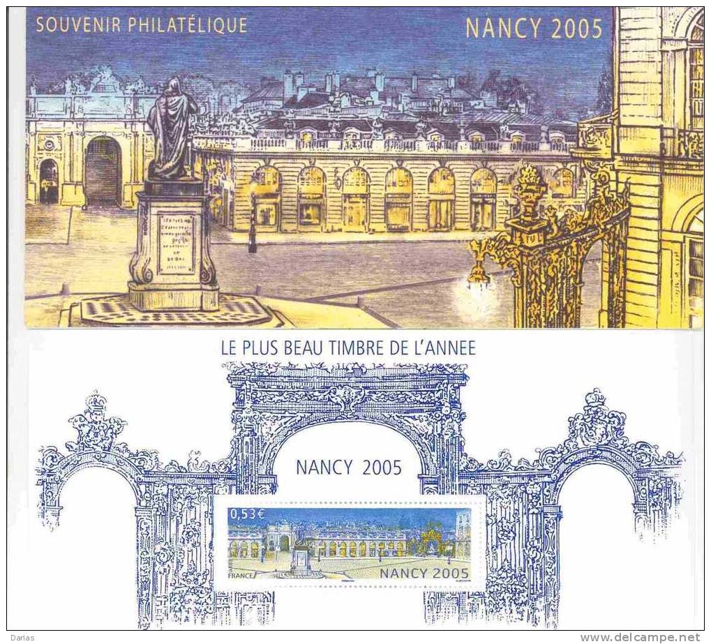 BLOC SOUVENIR PHILATELIQUE N° 014 "NANCY 2005" Neuf Luxe Sous Blister Bas Prix - Neufs
