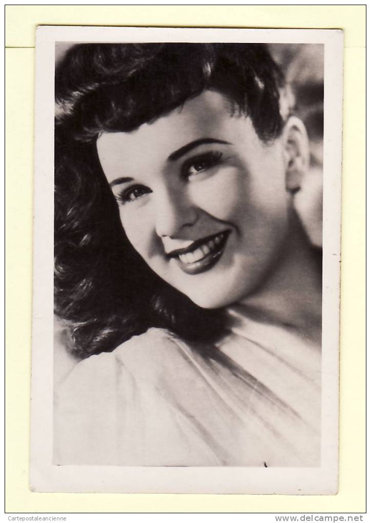 DEANA DURBIN Actrice Cinéma Photographie Originale Studio APOLO Madrid 1940s Petit Format ¤3545AA - Célébrités