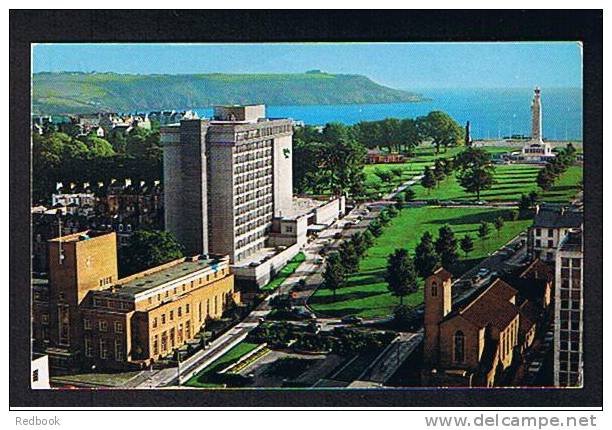 1978 Aerial Postcard Armada Way & Memorial Plymouth Devon - Ref 508 - Plymouth