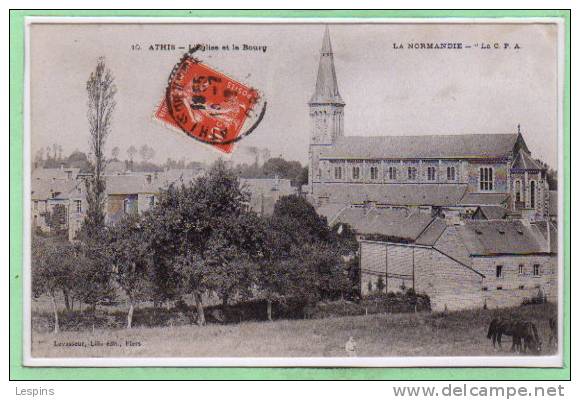 61 - ATHIS --  L'Eglise Et Le Bourg - Athis De L'Orne