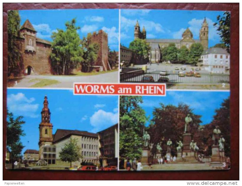 Worms - Mehrbildkarte - Worms
