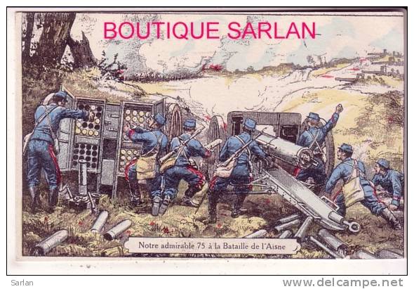 MILITARIA , N° 146 , Notre Admirable 75 A La Bataille De L'Aisne - Oorlog 1914-18