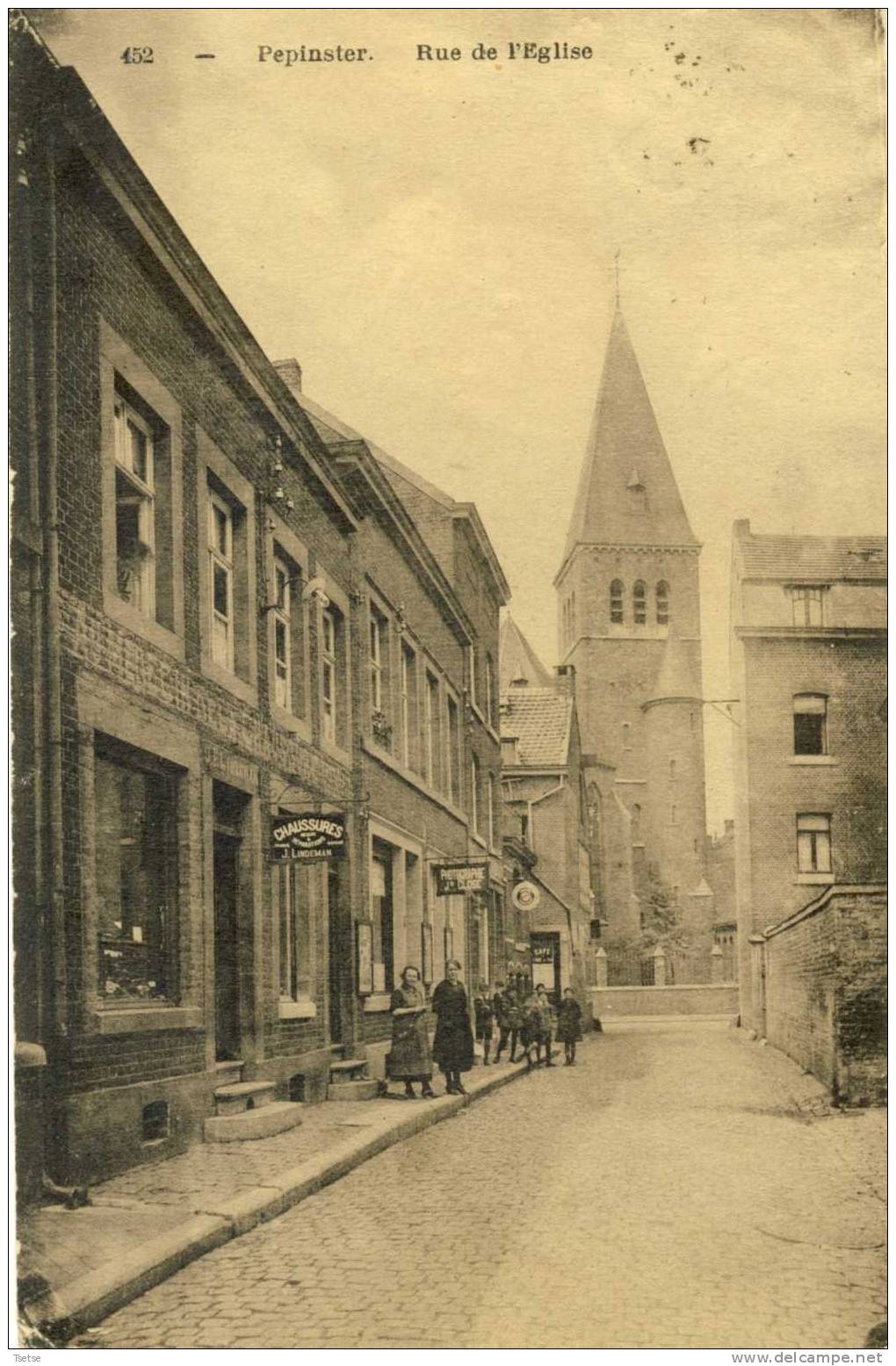 Pepinster - Rue De L'Eglise (boutique De Chaussures Lindeman ) - 1925 - Pepinster