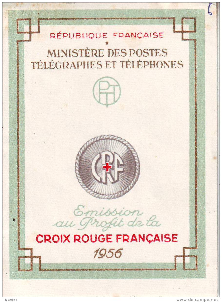 CARNET CROIX ROUGE  1956 - Croix Rouge