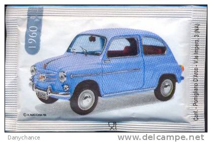 Z043 FIAT 600 AUTO D´EPOCA  Bustina Di ZUCCHERO SUGAR SUCRE ZUCKER - Sucres