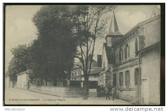 51 SAINT REMY EN BOUZEMONT / La Poste Et L' église / - Saint Remy En Bouzemont