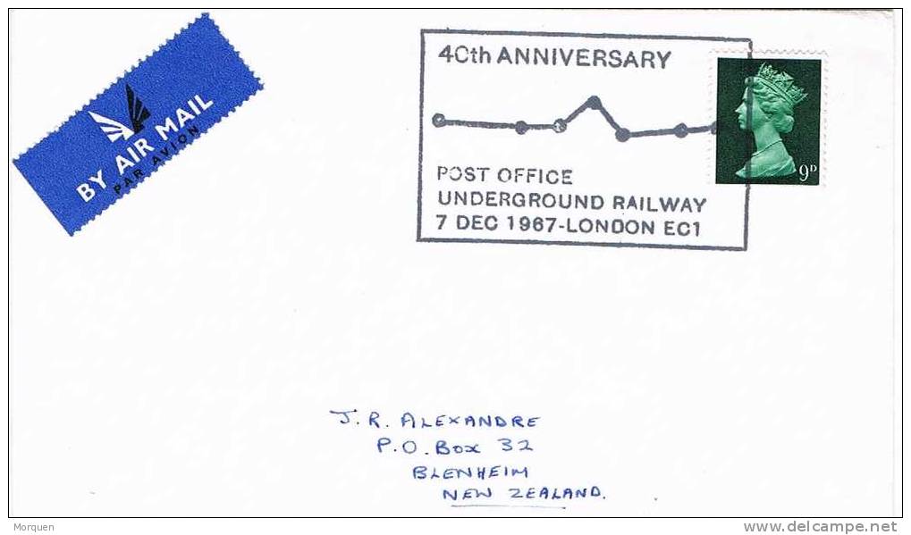 Carta 40 Anniversary Railway LONDON 1967. Ferrocarril - Cartas & Documentos