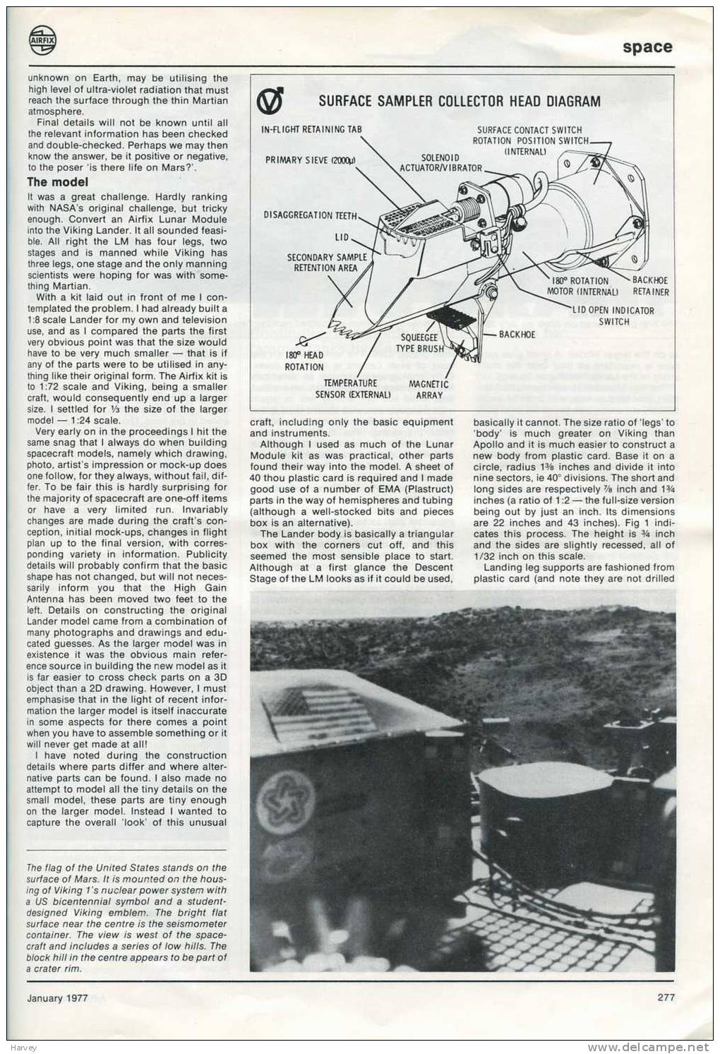 Airfix Magazine January 1977 - Gran Bretagna