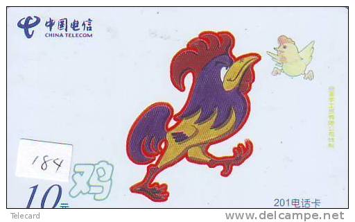 Télécarte COQ (184) ZODIAQUE * COCK PHONECARD HOROSCOPE * HAAN * HAHN * ROOSTER * DIERENRIEM * ZODIAC * HOROSCOOP - Zodiaque