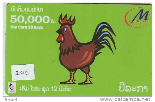 Télécarte COQ (240) ZODIAQUE * COCK PHONECARD HOROSCOPE * HAAN * HAHN *  ROOSTER * DIERENRIEM * ZODIAC * HOROSCOOP - Dierenriem