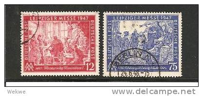 DSP477/ Herbstmesse Leipzig 1947, Mi.nr. 965-66  O - Usati