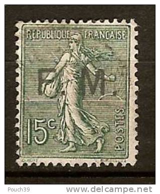 France Franchise Militaire N° 3 Oblitéré. Cote 7 Euros - Military Postage Stamps