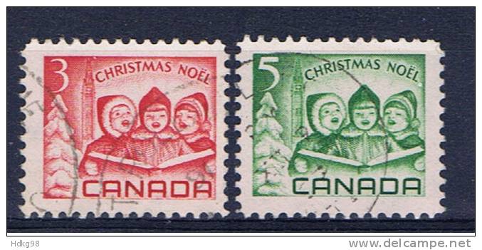 CDN+ Kanada 1967 Mi 417-18 Weihnachten - Gebruikt