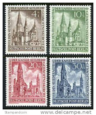 Germany Berlin 9NB8-11 Mint Never Hinged Semi-Postals From 1953 - Nuovi