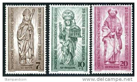 Germany Berlin 9NB14-16 Mint Never Hinged Semi-Postals From 1955 - Nuovi