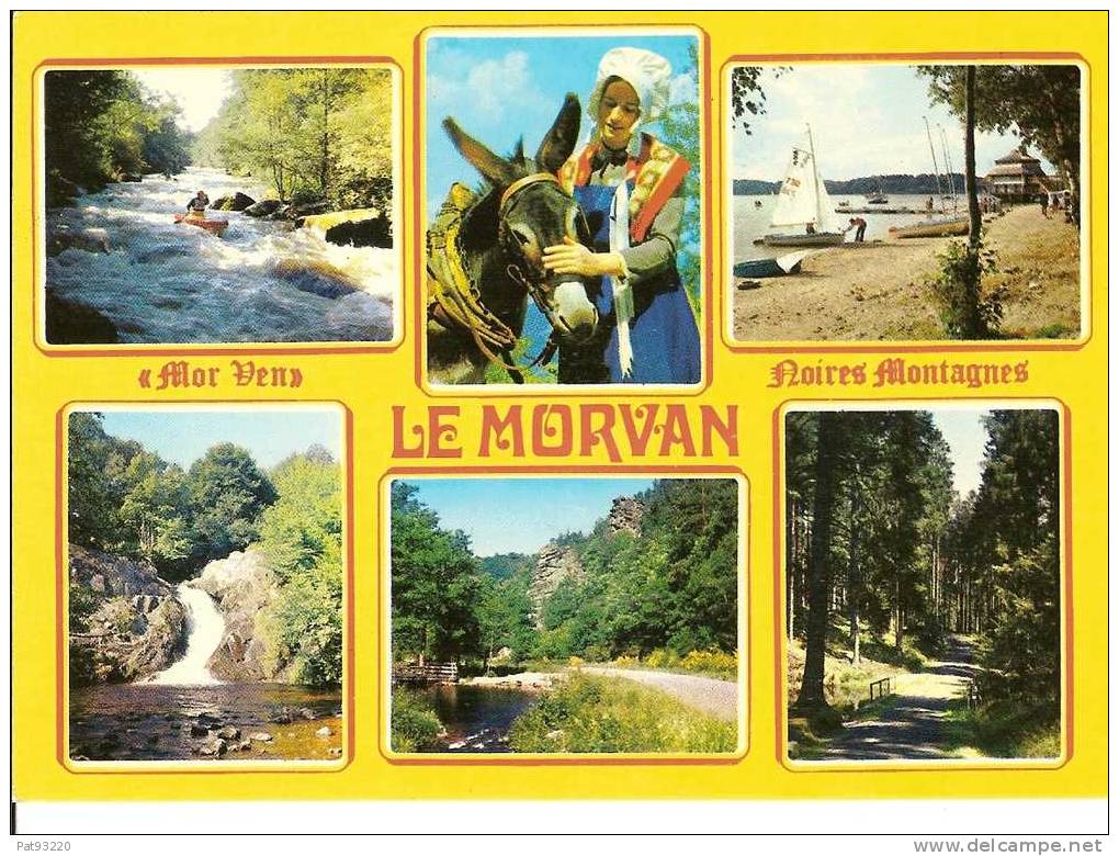 58. EN MORVAN N° 11078 / CPM Multivues (6) Circulée 1983 / ANE Etc../ TTBE - Bourgogne