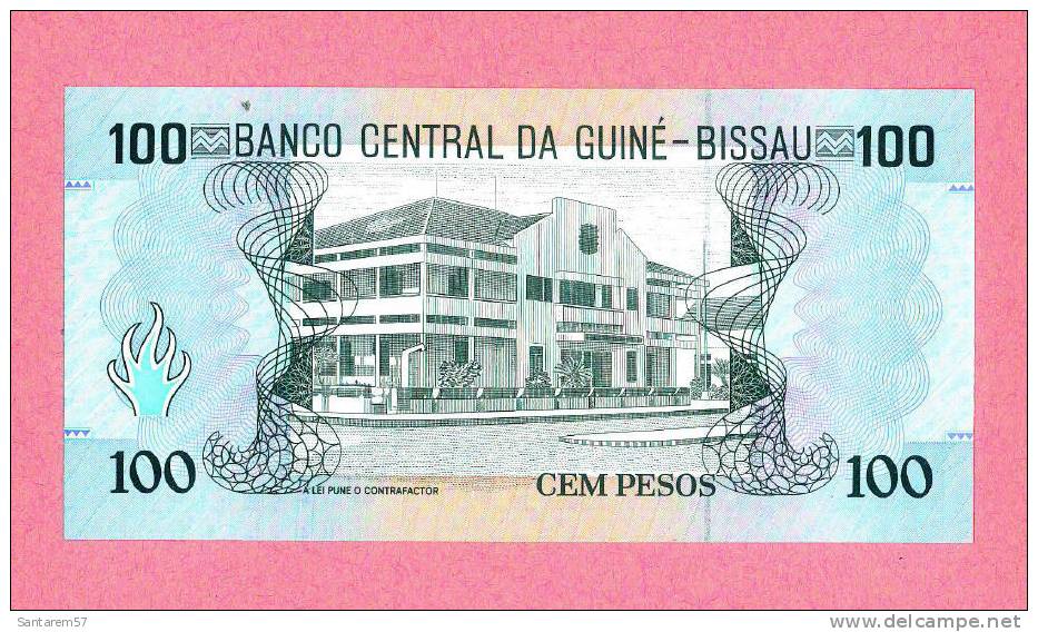 Billet De Banque Nota Banknote Bill 100 Cem Pesos Guinée Bissau Guiné 1990 - Estland