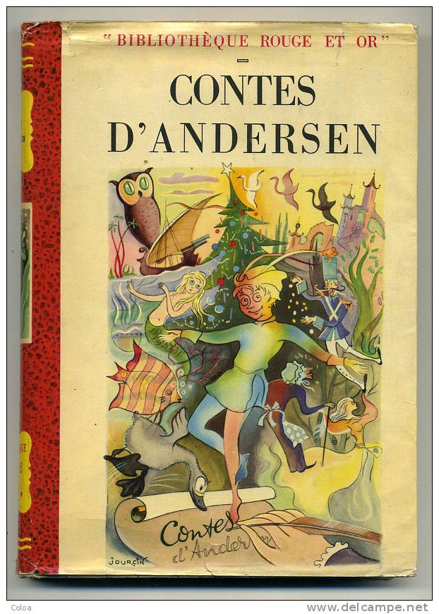 « Contes D'Andersen », " Rouge Et Or" 1949 - Bibliotheque Rouge Et Or