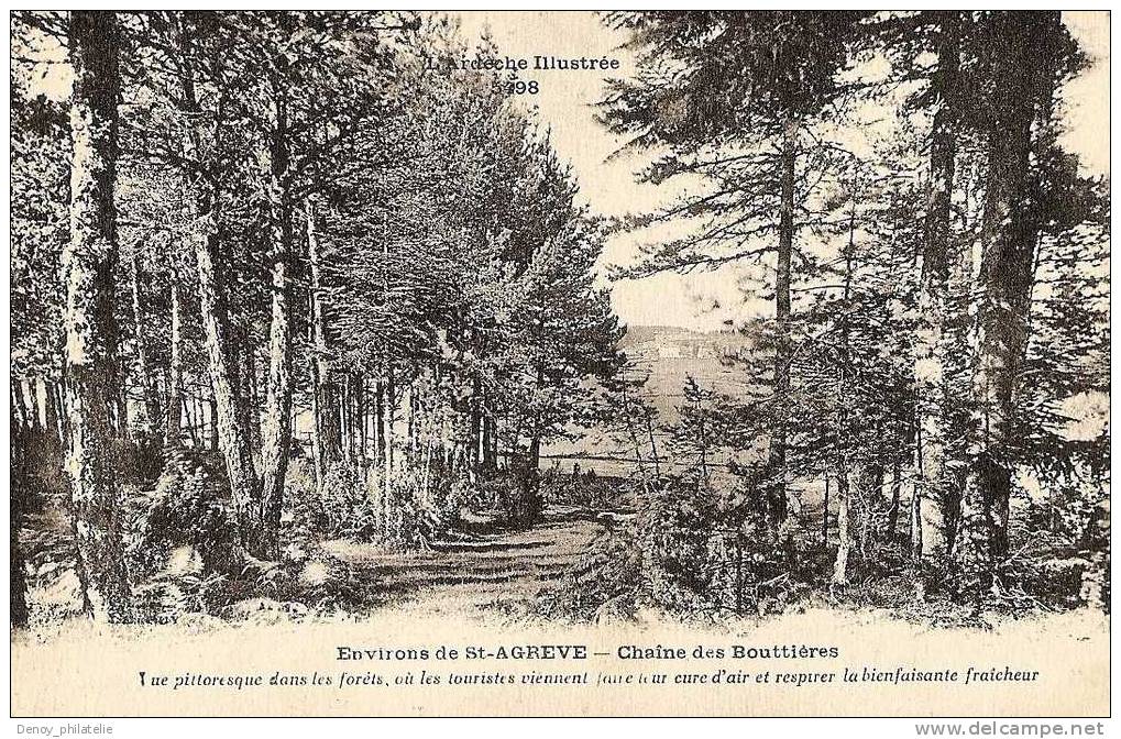 07/  ENVIRONS DE BST-AGREVE- CHAINE DES BOUTTIERES - Saint Agrève