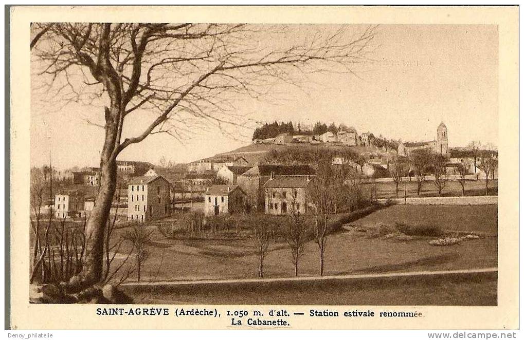 07/  1050M- STATION ESTIVALE RENOMMEE LA CABANETTE - Saint Agrève