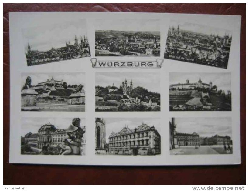 Würzburg - Mehrbildkarte - Würzburg